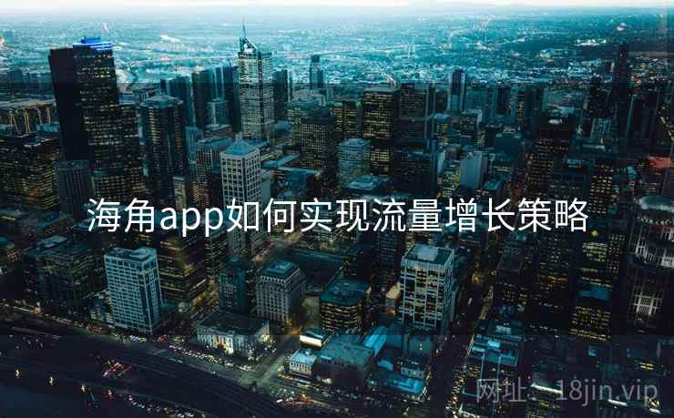 海角app如何实现流量增长策略
